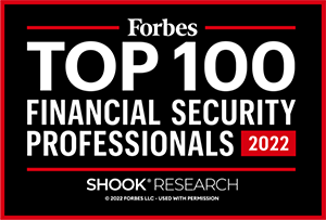 Forbes Top 100 financial securities professional 2022 logo